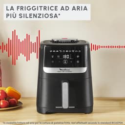 Airfryer XL - Olievrije Frituurpan - Gezond Koken - Stille Technologie - 5 Liter - Zwart — thumbnail 5
