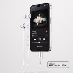 Grixx iPhone oortjes - EarPods voor iPhone en iPad - bedraad - met Microfoon en Afstandsbediening — thumbnail 3