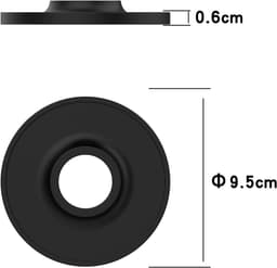 For Google Home Pod Mini Holder Plain Silica Gel Stand, No Screws Required, Speaker Accessory Rack, Space Saving for Kitchen, Bathroom and Bedroom (Google Home Pod Mini, Dark Blue) — thumbnail 5
