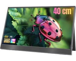 DnA® Portable Monitor - Draagbare Monitor - Portable Monitoren - Portable Monitor Laptop - Zwart - 1cm x 41cm x 36cm