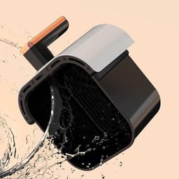 Kleine Airfryer - Heteluchtfriteuse - Snelle maaltijden - Energiebesparend en stil - 22 cm hoog - Wit — thumbnail 5