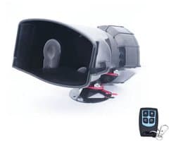 Megafoon 12V 100W met Sirene – 110 dB Autosirene & PA Systeem – Voor Auto, Boot & Noodgebruik – Zwart