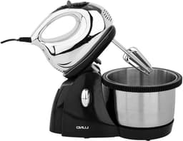 Keukenmixer Met Kom - Handmixer Bakken - Ingrediënten Mengen - Automatische Rotatie - 3 Liter Kom - Multicolor — thumbnail 1