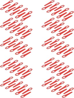 Dailygoods- Trimmessen 100 Stuks - Kunststof - Waterdicht - Nauwkeurig Trimmen - Lichtgewicht - Duurzaam en Slijtvast - Maaimes — thumbnail 4