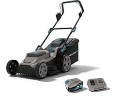 Neokraft - 40V Accu grasmaaier - 38cm maaibreedte - 6 instelbare maaihoogtes - Incl 40L opvangzak - Incl. 40V 4,0Ah accu & lader