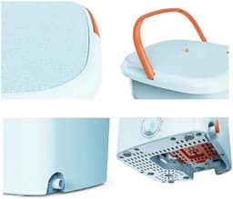 Kleine Vaatwasser - Opvouwbaar Model - Ruimte Besparen - Geen Installatie Nodig - Compact Formaat - Wit — thumbnail 5