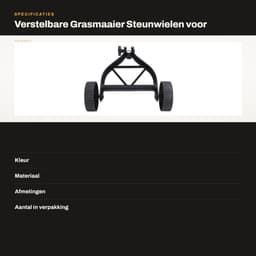 Draadloze Grastrimmer - Verstelbare Steunwielen - Efficiënt Maaien - Universeel Ontwerp - Verminder Trillingsgeluid - Lichtgewicht - Flexibel - Netjes Gazon . — thumbnail 3