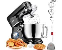 Keukenmachine - Bakkerijrobot - Deeg Kneden - Krachtige Motor - 7.2L Kom - Zwart