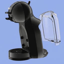 KRUPS NESCAFÉ Dolce Gusto MiniMe KP120810 - Koffiecupmachine - Antraciet / zwart + 1 blauwe mok "Coffee for mama" + roze tegel met hartje + tegelhouder — thumbnail 3