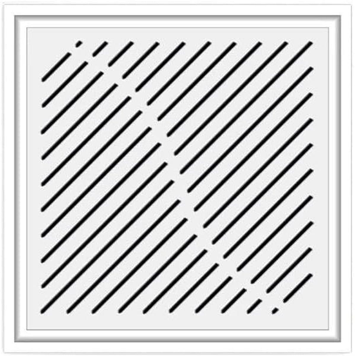 Ventilator - Afzuiger Plafond - Lucht Circulatie - Geluidsarm Ontwerp - 30x30cm - Wit — afbeelding 1