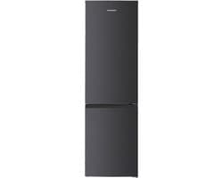 Heinner Koel-vriescombinatie 253 liter – No Frost – Vrijstaand – 39 dB – Energielabel E – Supervriezen – Antracietgrijs – Inverter – 5 jaar garantie
