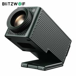 BlitzWolf BW-VISION A1 Beamer met Android 13 - WiFi 6 & Bluetooth 5.4 - 200 ANSI Lumen - 4K Ondersteuning - Automatische Keystone Correctie - Home Cinema Projector - EU Stekker — thumbnail 1