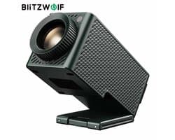 BlitzWolf BW-VISION A1 Beamer met Android 13 - WiFi 6 & Bluetooth 5.4 - 200 ANSI Lumen - 4K Ondersteuning - Automatische Keystone Correctie - Home Cinema Projector - EU Stekker