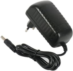 Netstroom Adapter - Oplader Kabel - Externe Schijf - Universele Spanning - 2-pins Stekker - Zwart — thumbnail 1