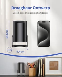 Draagbare Mini Beamer met Wi-Fi 6 en Bluetooth 5.4 — thumbnail 3