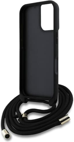 Guess 4G Serie - Zwart Etui - Crossbody Koord - iPhone 16 Plus — thumbnail 5