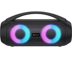Denver Bluetooth Speaker Draadloos - Lichteffecten - Muziek box - AUX - TWS Pairing - BTG618
