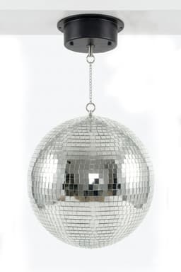 KIMU® Discobal Motor Roterend - Max. 3 KG - Voor Discobol Ø 10-20-30-40 cm Disco Spiegelbal - Discobalmotor Spiegelbol Draaien Draaimotor Festival — thumbnail 2