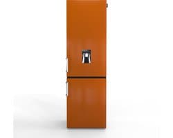 Nunki Large H2O – Koel-vriescombinatie – Waterdispenser – E-klasse – 268 liter – Front Liquid Copper Gloss