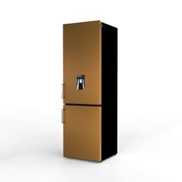 NUNKI LARGEH2O-FBRZ / Combi Bottom Koelkast, E klasse, 268l, Waterdispenser, Brushed Bronze - Texture (FRONT only) — thumbnail 5
