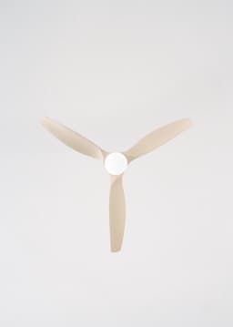 CREATE - Plafondventilator stil 40W (Ø132cm) - Sfeer- en hoofdverlichting LED - Afstandsbediening - 6 snelheden - Programmeerbaar - WIND CALM CUSTOM RATTAN — thumbnail 3