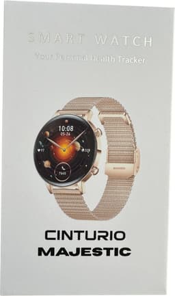 Cinturio Majestic – Gouden Smartwatch Dames – Bluetooth Bellen – AMOLED Scherm – Hartslagmeter – Slaapmonitor – 100+ Sportmodi – iOS & Android — thumbnail 4