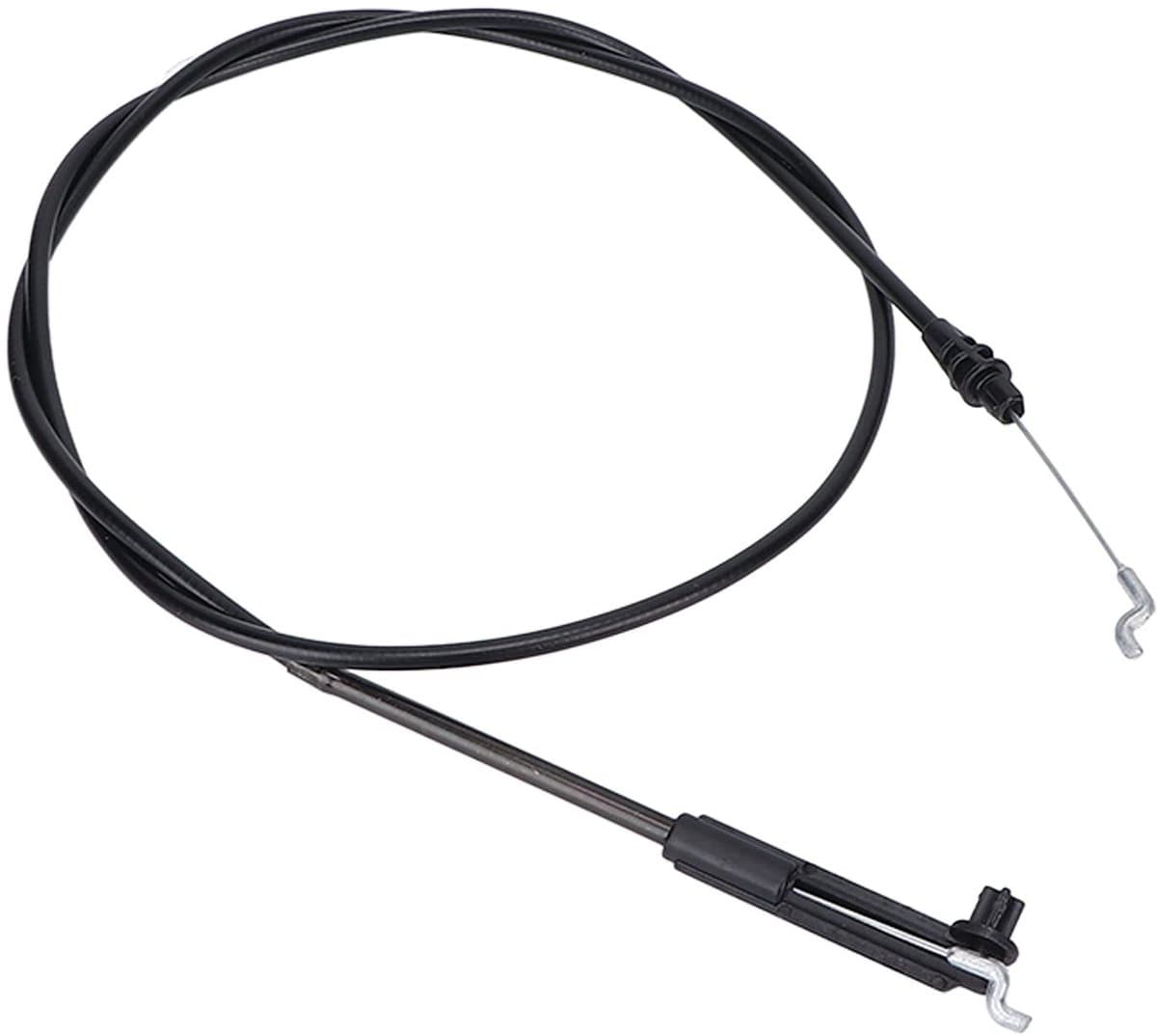 JHUBERS- Motorbedieningskabel Vervanging voor Toro Grasmaaier - Remkabel - PVC/Nylon/Staaldraad - Lengte 147 cm - Uittrekbare lengte 80 mm - Artikelnummer 104-8676 — afbeelding 1