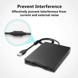 Externe Floppy Drive - USB Drive - Data Overzetten - Plug and Play - 3.5 Inch - Zwart — thumbnail 5