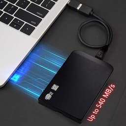 Externe Harde Schijf - Opslagapparaat Geheugen - Snelle Back-ups - Slank Draagbaar Ontwerp - 64 GB Capaciteit - Rood — thumbnail 3