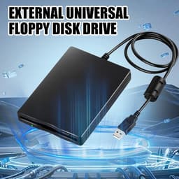 Externe Floppy Drive - USB FDD - Data Archiveren - Plug and Play - 3.5 inch - Zwart — thumbnail 2
