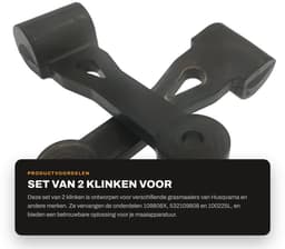 Dailygoods- Klink Vervangt 109808X - Montage voor Husqvarna - Geschikt voor AYP - Craftsman - Grasmaaiers - Diverse modellen - Onderdeel — thumbnail 5