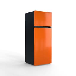 NUNKI MEDIUM-FORA Dubbel-Deurs Koelkast, E Klasse, 206l, Gloss Bright Orange Front — thumbnail 4