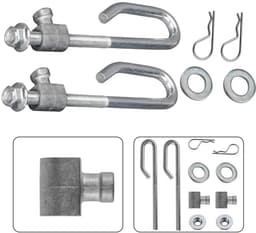 Dailygoods- Deck Lift Hanger Rod kit - Vervangt onderdeelnummers GX24864/GX21718 - Compatibel met E-serie en D-serie - Hoge kwaliteit - Voor diverse modellen - Inclusief bevestigingsmaterialen - Hefframe — thumbnail 5