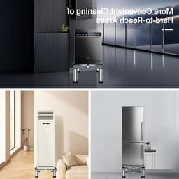 Verstelbare wasmachine standaard voor hoge belasting tot 300 kg - Geschikt voor wasmachines en drogers, hoogte 40-60 cm — thumbnail 6