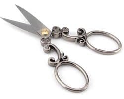 Mini Vintage Classic Naaischaar van RVS, Handgereedschap voor Borduurwerk en Knutselen, Ideaal voor Precisiewerk en Creatieve Projecten