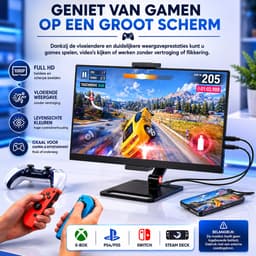 Draagbare Monitor Full HD IPS - Portable Monitor USB-C & HDMI 15.6 Inch — thumbnail 4