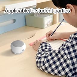 Bureaustofzuiger - Kleine stofzuiger - Bureau opruimen - USB oplaadbaar - 8.4 cm hoog - Wit — thumbnail 2