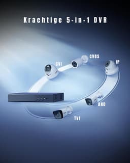 AHD® Videorecorder - Videorecorder vhs - Vhs speler - Ondersteuning 32G-geheugen - 720p - Zwart - 26cm x 23cm x 5cm — thumbnail 3