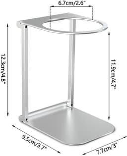 Dailygoods- Koffielekbak Draagbaar - Opvouwbare Houder - Aluminiumlegering - Filterkoffiehouder - Geschikt voor Koffiemachines <6,7 cm - Slijtvast en Vochtbestendig - Koffiestandaard — thumbnail 3