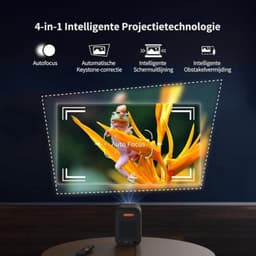 Thuys - Mini Beamer Projector - Compact & Draagbaar - voor Filmavonden - Gaming en Presentaties Thuis en Onderweg — thumbnail 2
