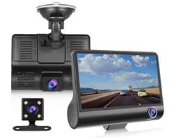 Allecto Dash Cam 1080P Groothoek 4 Inch Nachtzicht Bewegingsdetectie