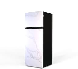 NUNKI MEDIUM-FCAL / Dubbel-Deurs Koelkast, E Klasse, 206l, Witte Marmerlook Calacatta Gold, Satin (FRONT only) — thumbnail 4