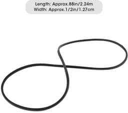 Dailygoods- Aandrijfriem Rubber - Grasmaaierriem - Dek Aandrijfriem - 88 Inch x 1/2 Inch - Voor 38/44 Inch Rijders - Schokbestendig - Grasmaaier Riem — thumbnail 2