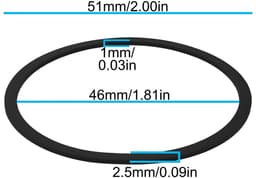Dailygoods - 5 Stuks Grasmaaier Carburateur O-Ring Pakking - Compatibel met Tecumseh — thumbnail 2