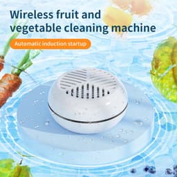 USB ultrasone fruit en groentereiniger - pesticiden en bacteriën verwijderaar - draagbare keukenmachine - effectieve voedselzuiveraar voor dagelijks gebruik — thumbnail 4