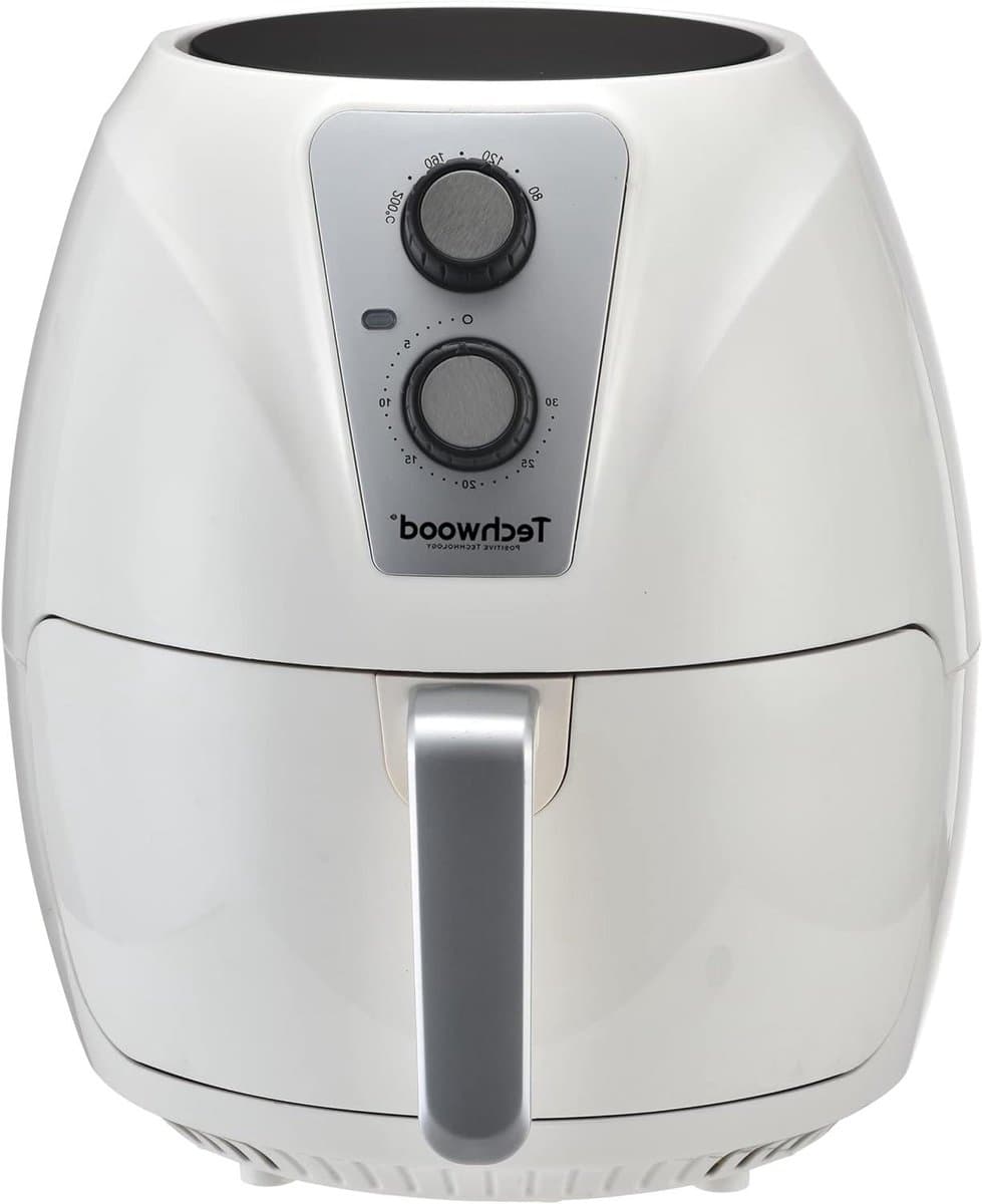 Airfryer - Hetelucht friteuse - Gezond Bakken - Instelbare Temperatuur - 3 Liter - Wit — afbeelding 1