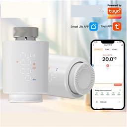 Radiatorkraan Thermostaat - Slimme Kraan TRV - Energie Besparen - Lange Batterijduur - M30*15mm - Wit — thumbnail 4