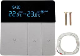 Digitale Thermostaathoes - Vloerverwarming Controller - Comfort Regelen - Wandmontage Display - 240 Volt - Wit — thumbnail 5