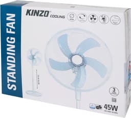 Kinzo ventilator - Staand - 3 Snelheden - Zwenkfunctie -Kantelbaar — thumbnail 1