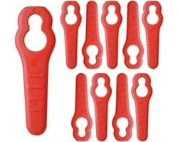 Plastic Grasmaaier Messen - Reserve Onderdelen - Gazon Onderhoud - Set van Tien - 900 Watt - Niet Gespecificeerd